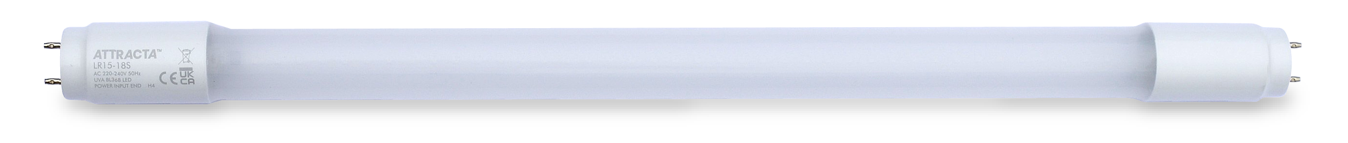 Attracta™ Retrofit LED UV-rør, splintfri 18"/450mm