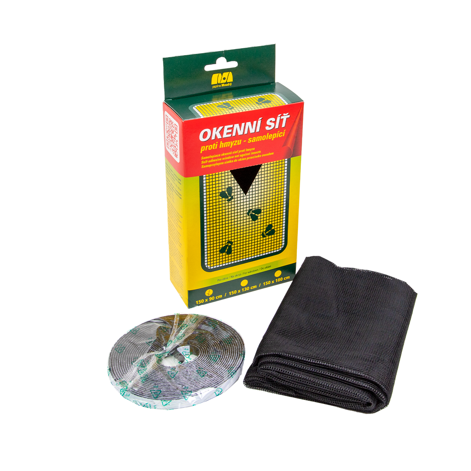 Vinduesnet, sort, 90x150