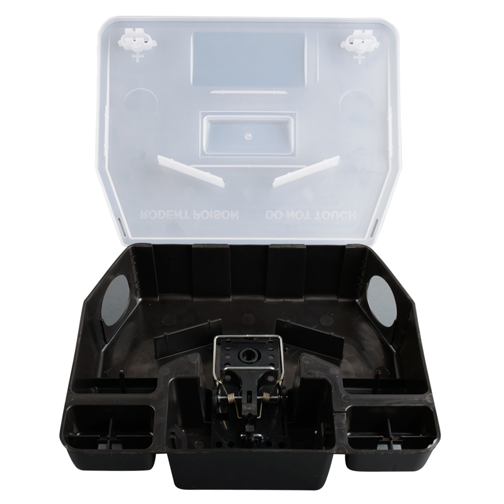 Depot mod Rotter, sort med transparent låg