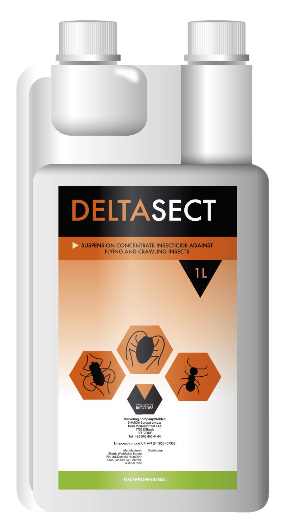 Deltasect Insektmiddel koncentrat, 1 liter