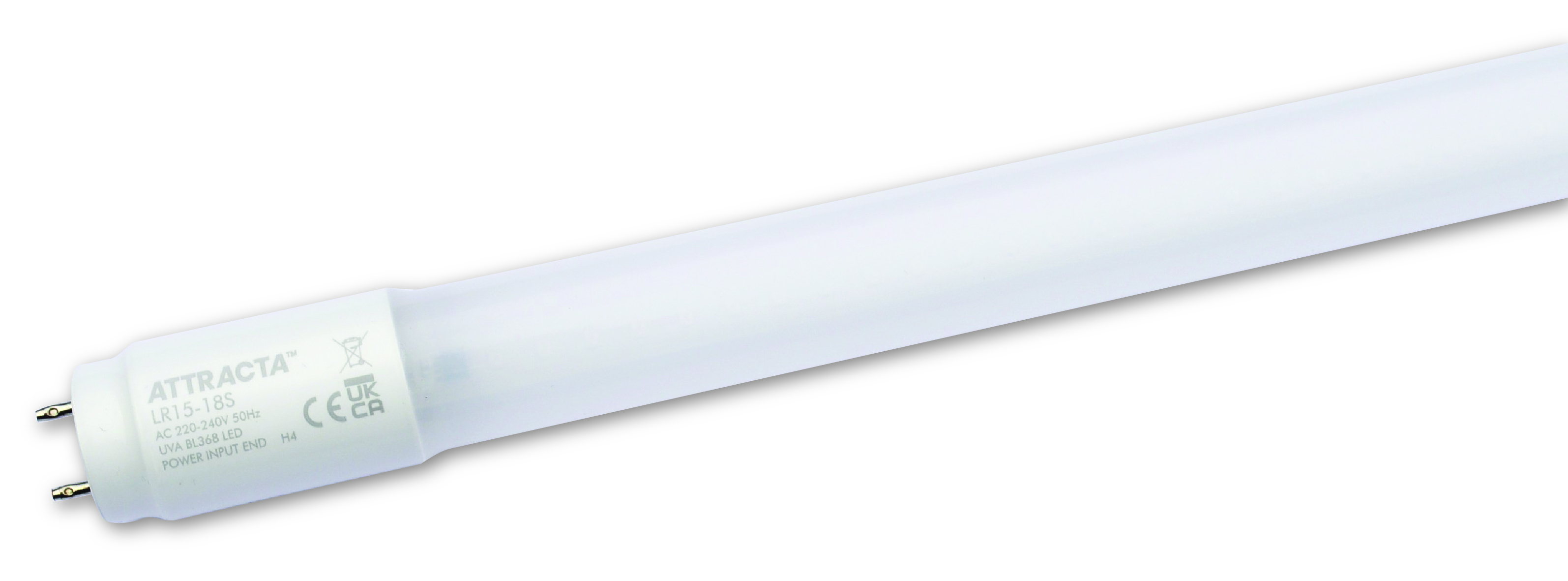 Attracta™ Retrofit LED UV-rør, splintfri 24"/600mm