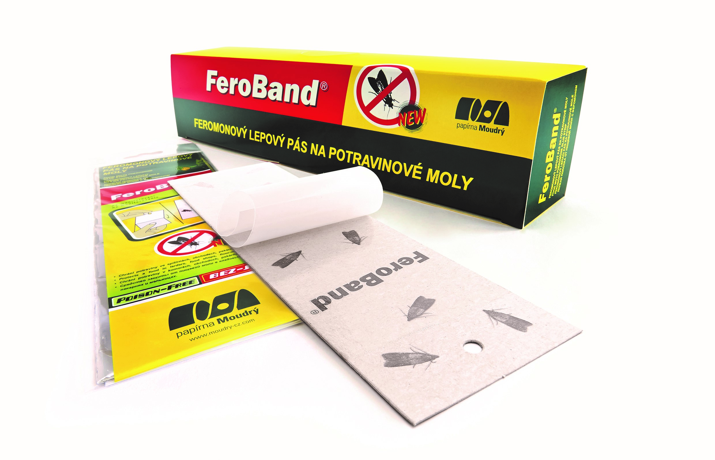 FEROBAND limpladefælde med feromon mod fødevaremøl