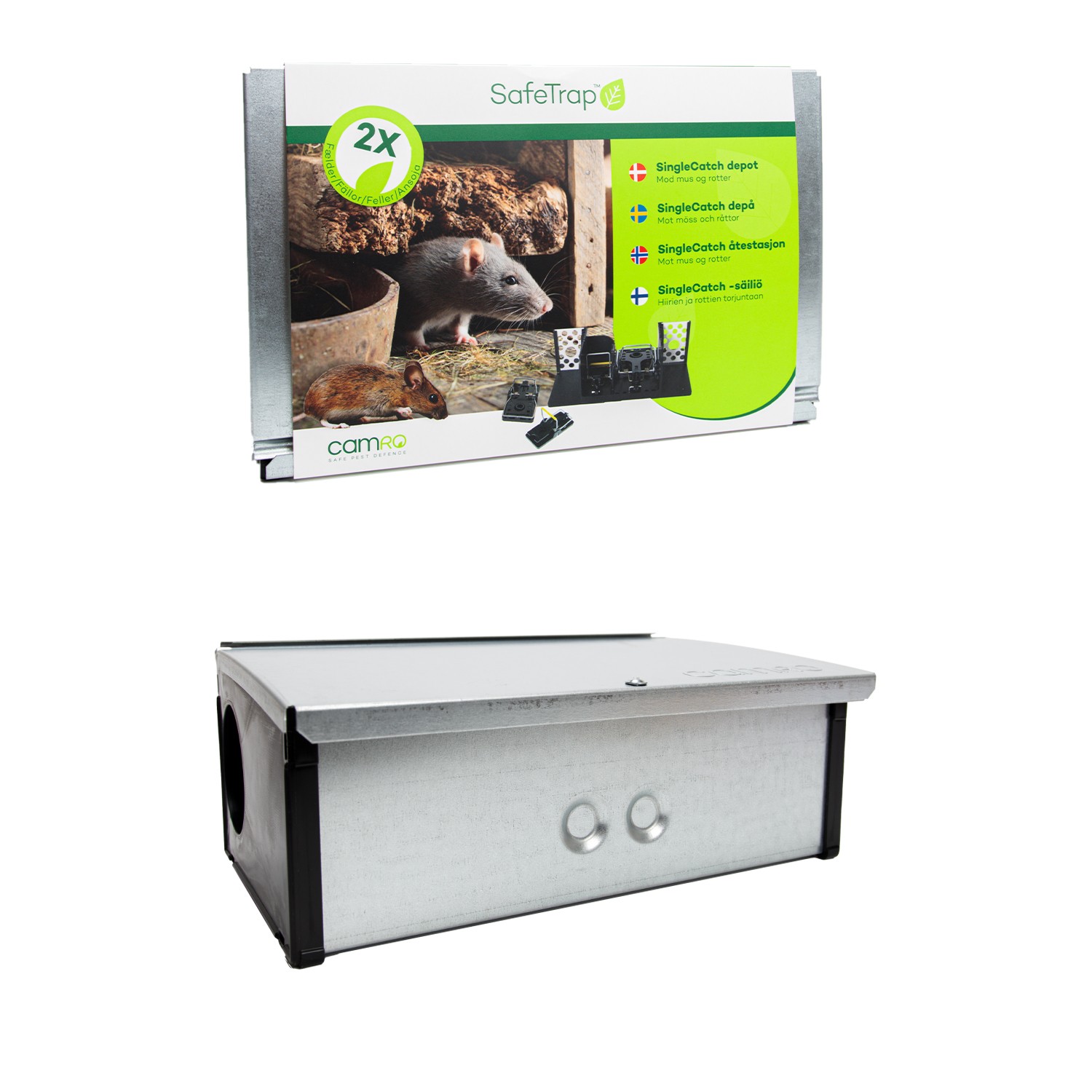 SafeTrap SingleCatch Mod mus og rotter