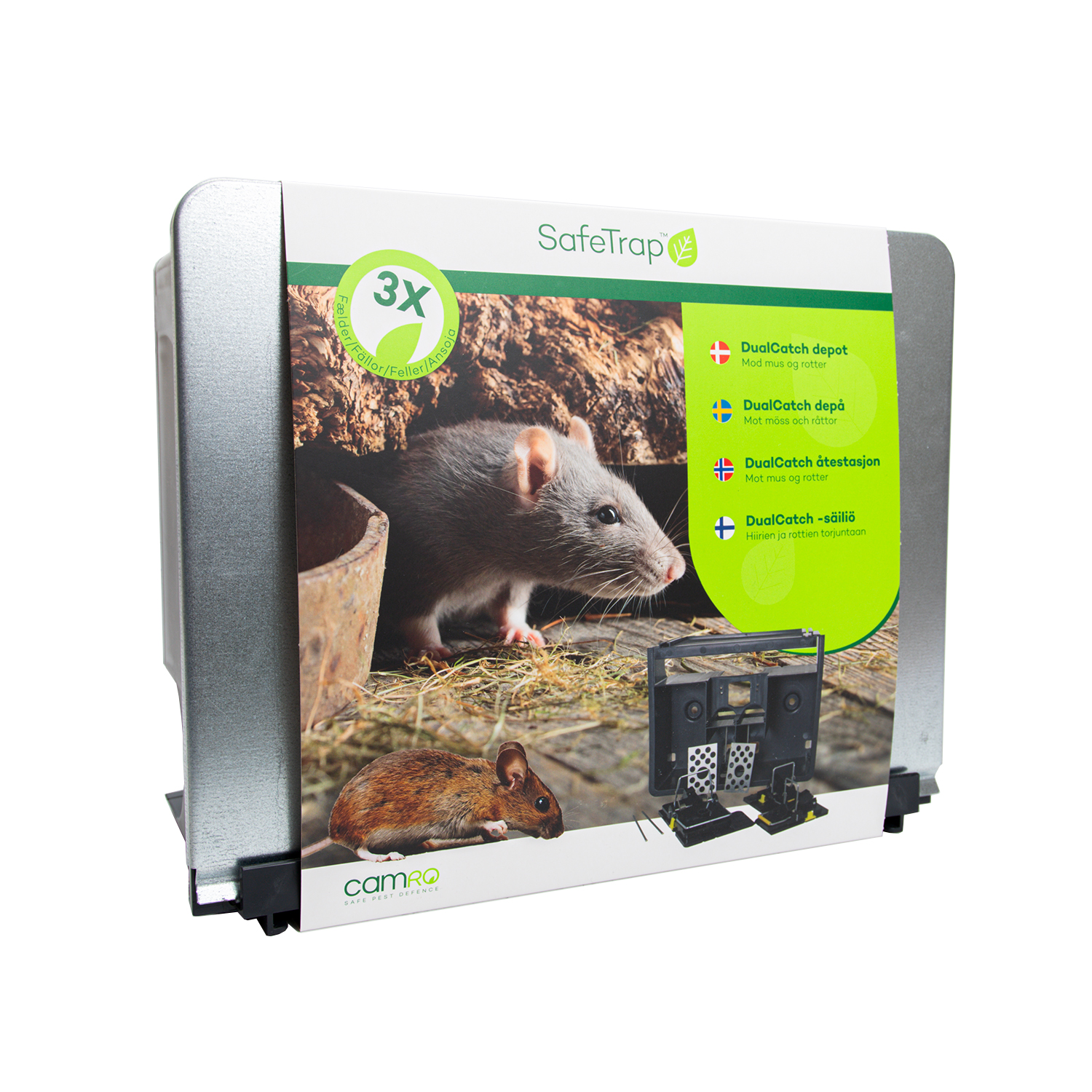 SafeTrap DualCatch Mod mus og rotter