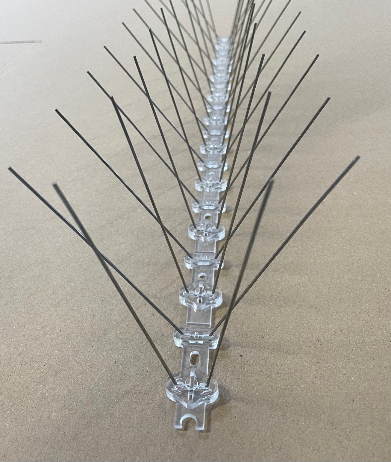 Fuglepigge til duer, dobbelt, 50 cm.