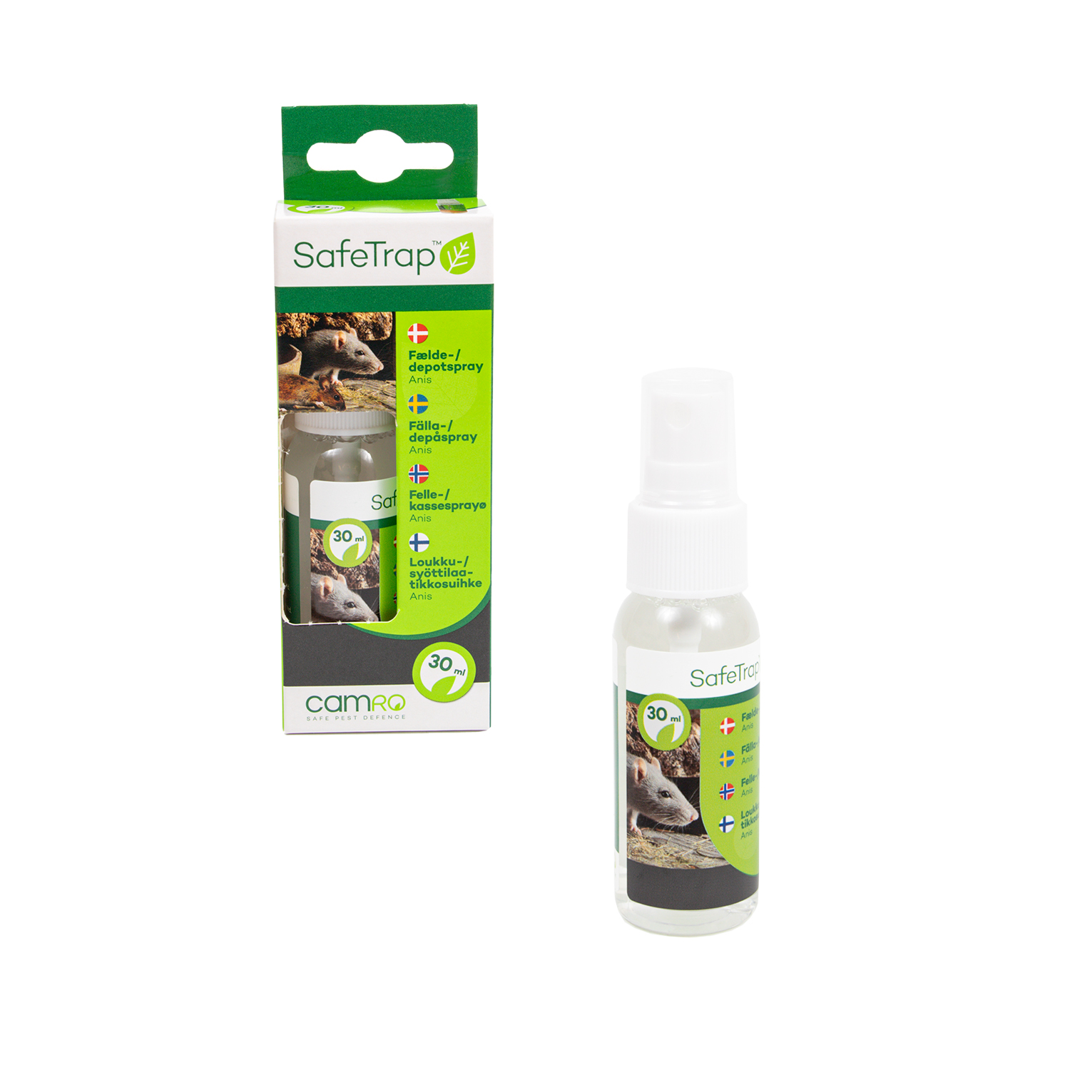 SafeTrap Fælde & depot spray 30ml, Anis