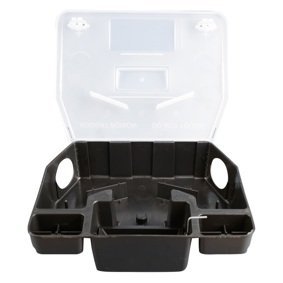 Depot mod Rotter, sort med transparent låg