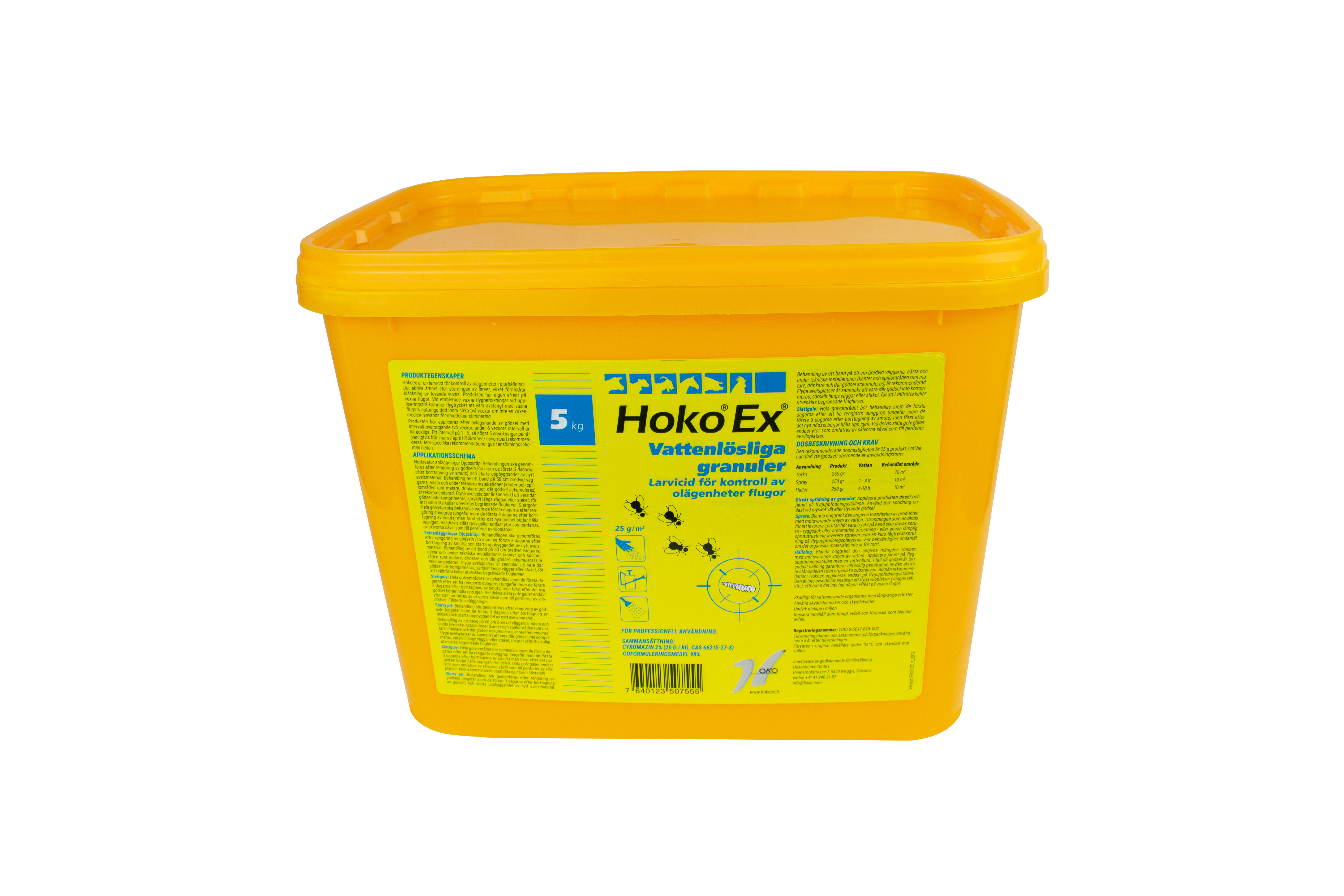 Hokoex larvicid mod fluelarver, 5 kg.