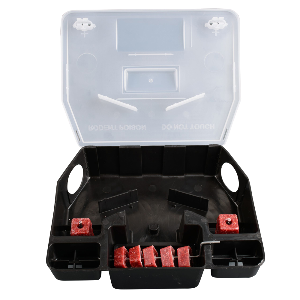 Depot mod Rotter, sort med transparent låg