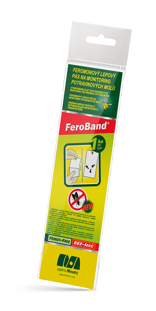 FEROBAND limpladefælde med feromon mod fødevaremøl